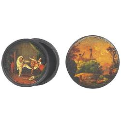 Lacquer Box with Erotic Scene from Braunschweig 