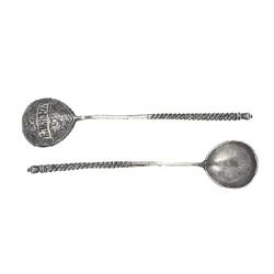 Two Pieces of Ornamental Spoons 
