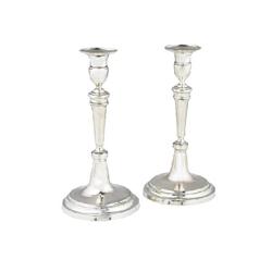 A Pair of Candlesticks in Neo-Classic Style from Sopron 