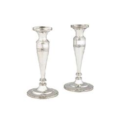 A Pair of Late Empire Candlesticks 