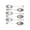 Image 1 : Six Late Baroque Table Spoons 