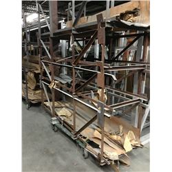 Approx. (50) 3 Shelf Rolling Parts Carts 26-1/2”x 101” – Taller Storage Units