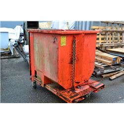 THE ORANGE BOX self-dumping hopper Model 150