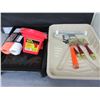 Image 1 : New Painting Bundle / rollers / 2 trays / brushes / paintbrush can holster etc.
