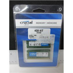 Crucial Memory 4gb 2 x 2gb DDR3 1600