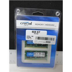 Crucial Memory 8gb  2 x 4gb DDR3 1600