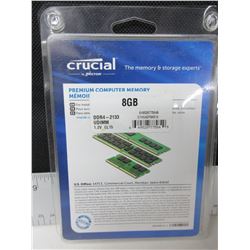 Crucial Memory 8gb  1 X 8GB  DDR4 2133