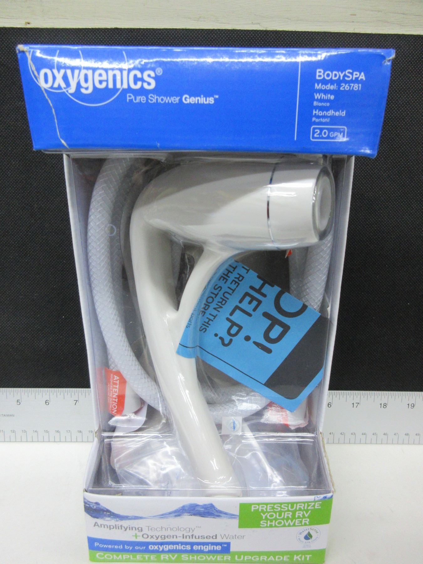 New Oxygenics RV Shower complete Upgrade kit