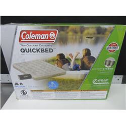 Coleman QUEEN Quick Bed soft plush top