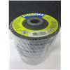 Image 1 : 10 New ZircoMax High Density 4 1/2" Flap Disks ZA80 grit 12,000rpm