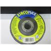 Image 2 : 10 New ZircoMax High Density 4 1/2" Flap Disks ZA80 grit 12,000rpm