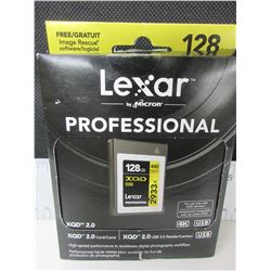 Lexar Professional 128gb XQD 2.0 card 2933x 440MB/s  4K XQD 3.0 reader