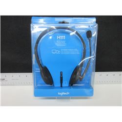 Logitech H111 Stereo Headset for conputers , smartphones , tablets