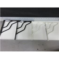 2 sets of Shelf Brackets 7" x 8"