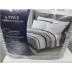 6 piece TWIN Complete Bed set
