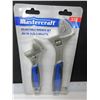 Image 1 : New Mastercraft 3 piece Adjustable Wrench set