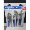 Image 1 : New Mastercraft 3 piece Pliers & Wrench set