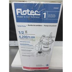 Flotec 1/2 HP Sump Pump 4,200 gph