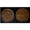 Image 2 : 1838 F/VF & 1840 VF U.S. LARGE CENTS