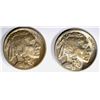 Image 1 : 1916 & 1917 BUFFALO NICKELS, CH BU