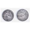 Image 1 : 1853 ARROWS & 57-O XF SEATED DIMES