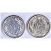 Image 2 : 2 - BARBER DIMES; 1913 XF/AU NICE ,