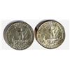 Image 2 : 1935 & 1943-S CH BU WASHINGTON QUARTERS