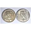 Image 2 : 1-'45, 1-'45S  WALKING LIBERTY HALF DOLLARS