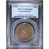 Image 1 : 1799 1/2 D GREAT BRITAIN PCGS MS65RB