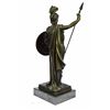 Image 8 : Roman Soldier Bronze Statue on Marble Base