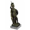 Image 9 : Roman Soldier Bronze Statue on Marble Base