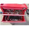 Image 2 : TOOL BOX, JOB MATE W/ASSORTED TOOLS, SOCKETS, ETC