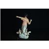 Image 2 : A Republican Era "Lady and Goose" Porcelain Decoration.