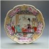 Image 1 : A Famille - Rose"Flowers and Figures" Circular Dish.