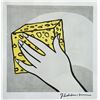 Image 1 : Roy Lichtenstein, "Sponge" signed Print, 1986