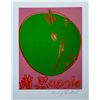 Image 1 : Andy Warhol, "Apple" signed Print, 1986