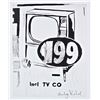 Image 1 : Andy Warhol, "199 TV" signed Print, 1986