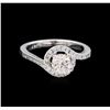 Image 2 : 0.96 ctw Diamond Ring - 14KT White Gold