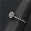 Image 3 : 0.43 ctw Diamond Engagement Ring - 14KT White Gold