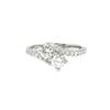 Image 1 : 0.89 ctw Diamond Ring - 14KT White Gold