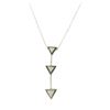 Image 1 : 0.25 ctw Diamond Pendant With Chain - 14KT White Gold