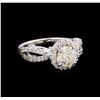 Image 1 : 1.85 ctw Diamond Ring - 14KT White Gold