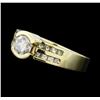 Image 1 : 1.02 ctw Diamond Ring - 14KT Yellow Gold