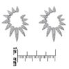 Image 3 : 0.7 ctw Diamond Earrings - 18KT White Gold