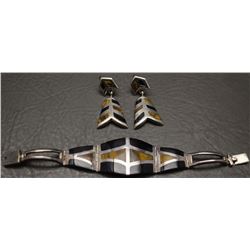 MEXICAN BRACELET AND EARRINGS