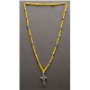 Image 1 : TRADE BEAD CROSS NECKLACE