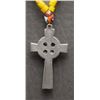 Image 4 : TRADE BEAD CROSS NECKLACE
