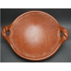 SANTA CLARA INDIAN POTTERY PLATE