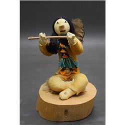 PLAINS INDIAN HIDE DOLL (C. OTTOGARY)