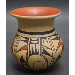 HOPI INDIAN POTTERY VASE (NAVASIE)